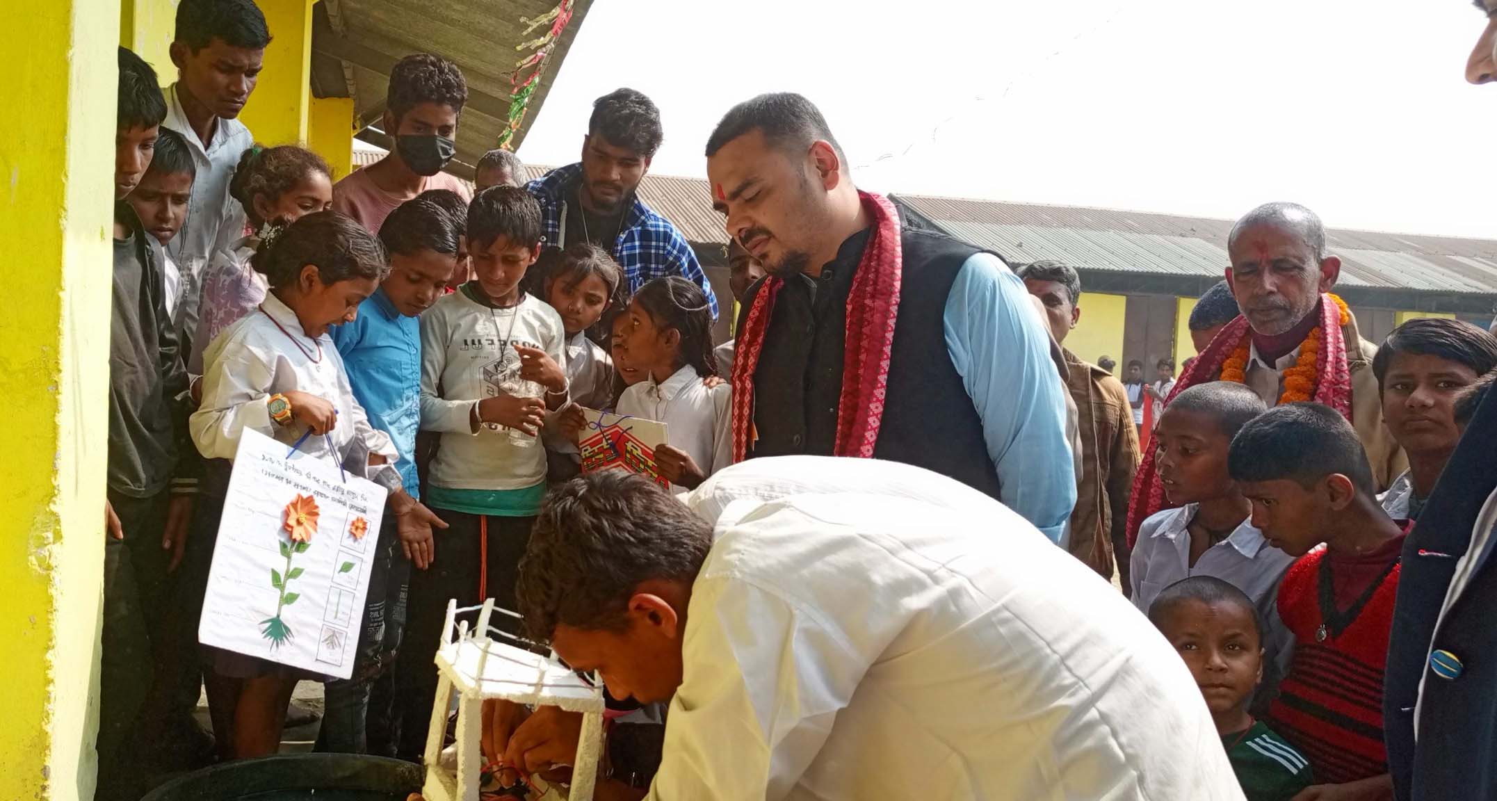 बोदे बरसाईन नगरपालिका सप्तरीमा विज्ञान प्रदर्शनी मेला सुरू