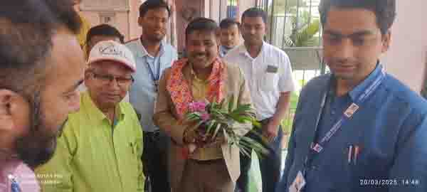 रजिस्टार ठाकुर पुनः कार्यभारमा, मधेश कृषि विश्वविद्यालयमा उत्साह