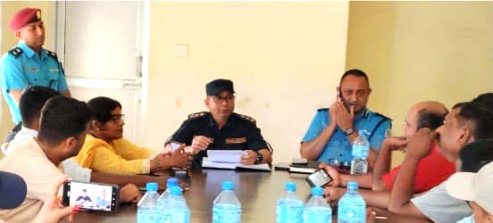 सप्तरीमा नवप्रहरी प्रमुख केसीको पत्रकारसँग परिचयात्मक कार्यक्रम सम्पन्न