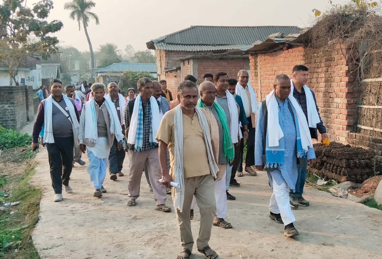 सप्तरी–३ मा उपेन्द्र यादवको घरदैलो अभियान सुरु