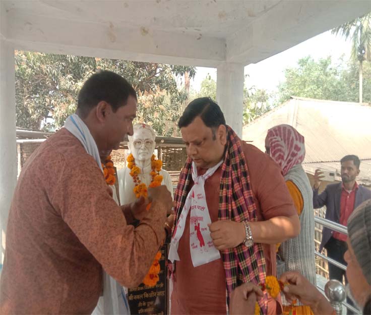 तिरहुतमा घरदैलो अभियान: विकासलाई निरन्तरता दिने सुमित साहको प्रतिबद्धता