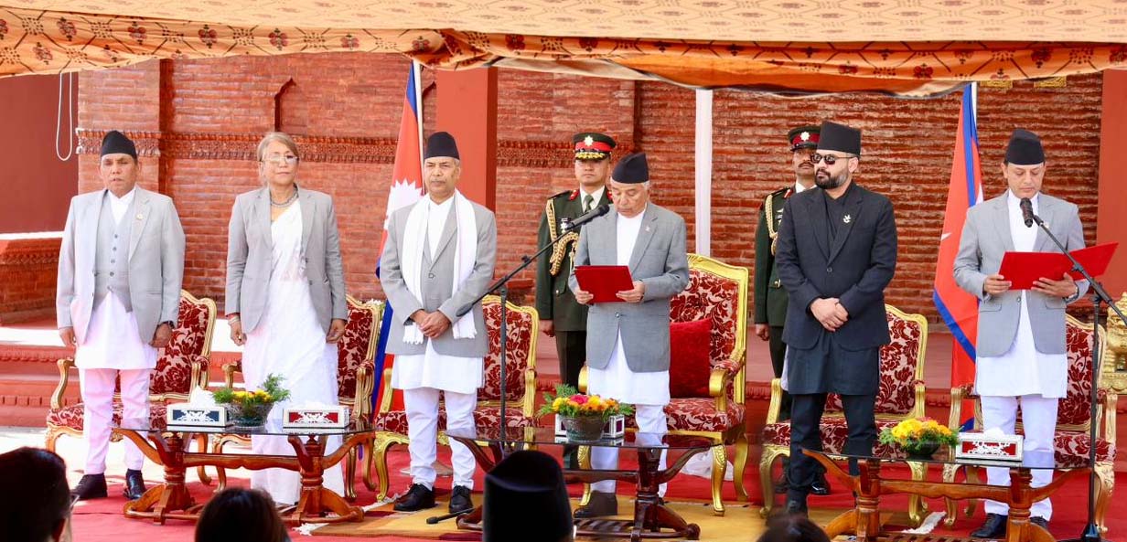 सभामुख अर्यालद्वारा पद तथा गोपनीयताको शपथ