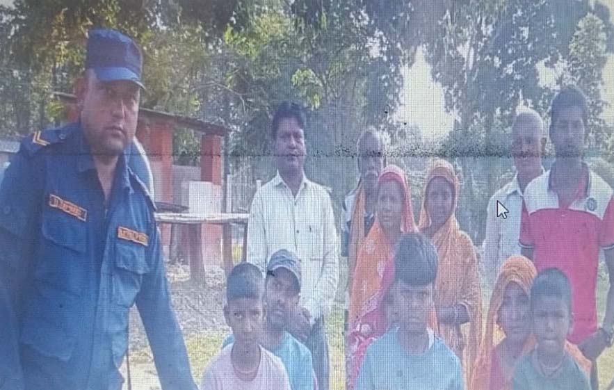हराएका तीन बालकलाई प्रहरीले फेला पारी अभिभावकको जिम्मा लगायो